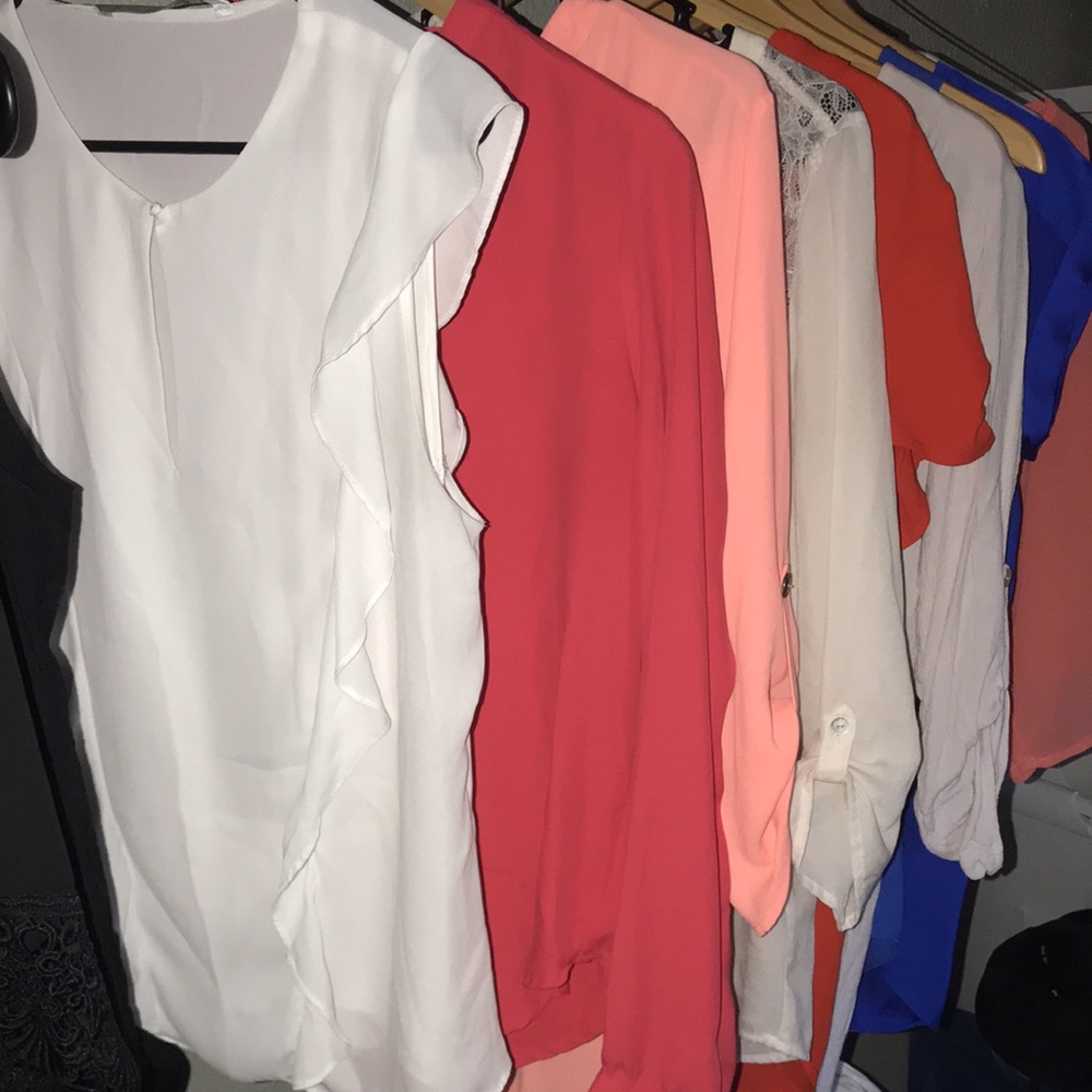 10 Shirts ~ Zara Express, Lush, Forever 21 - Picture 4 of 16